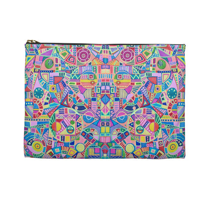 Make Up Bag - No. 258 - Teddy Bear Abstract