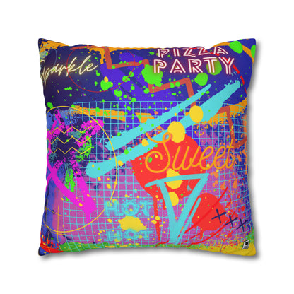 Cushion Pillow Case - No. 232 - 'Pizza Party'