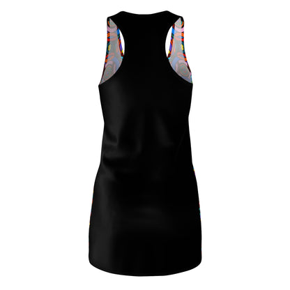 Women's Cut & Sew Racerback Dress - No. 221 -  'Interlinked'