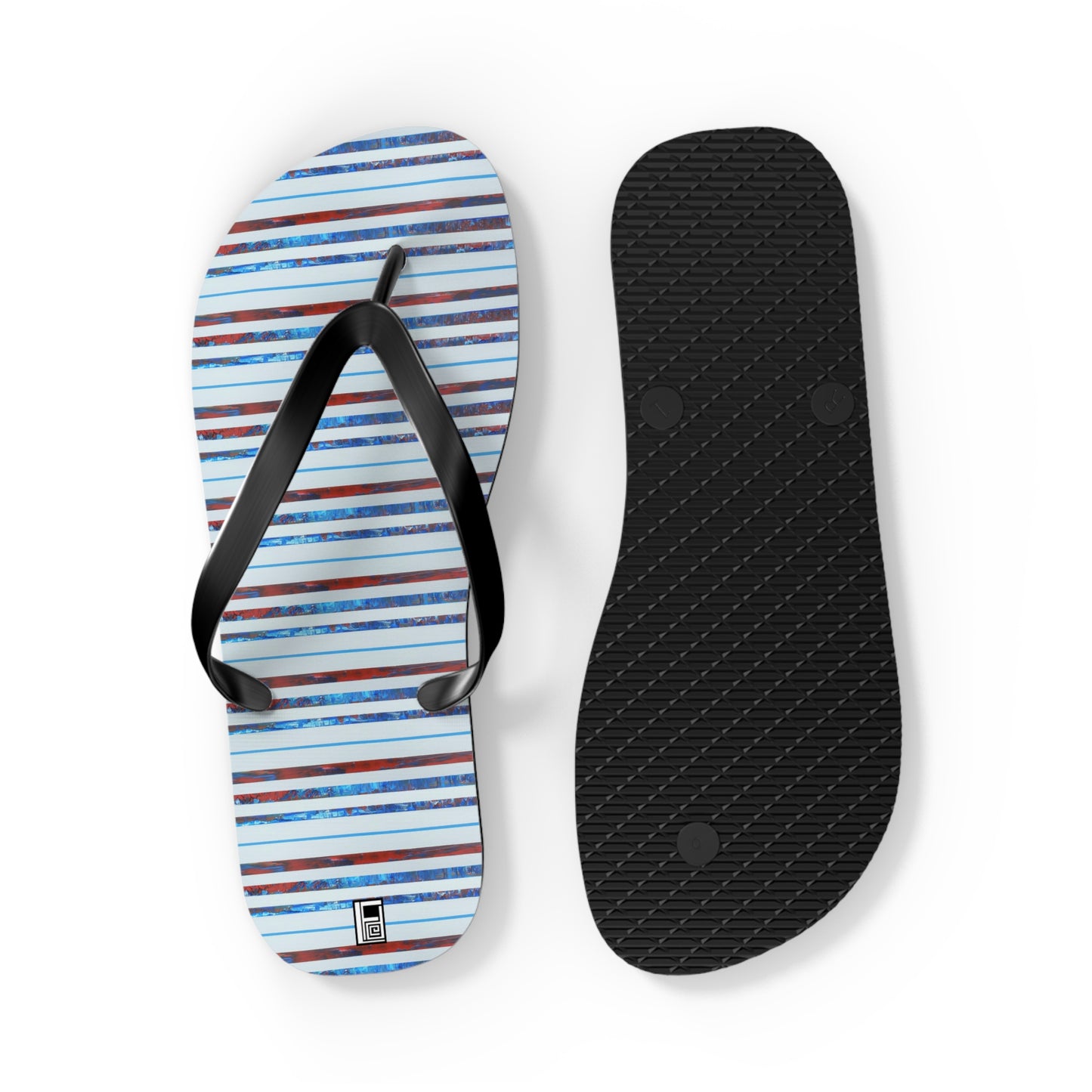 Men's Flip Flops - No. 140 - Thin Blue Line