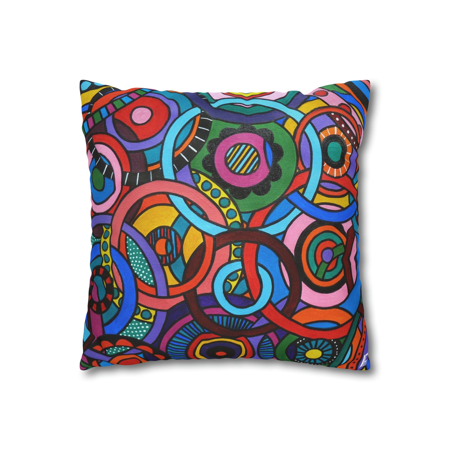 Cushion Pillow Case - No. 221 A - 'Interlinked'
