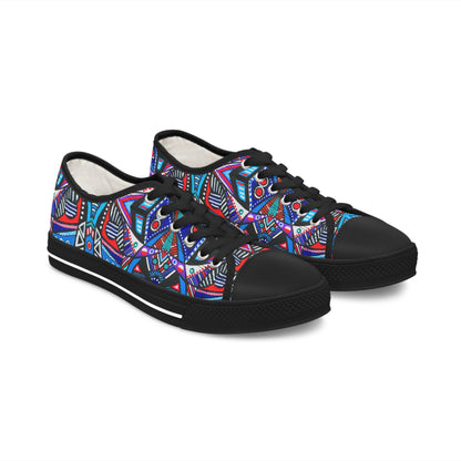 Women's Low Top Sneakers, - No.292 - Abstract