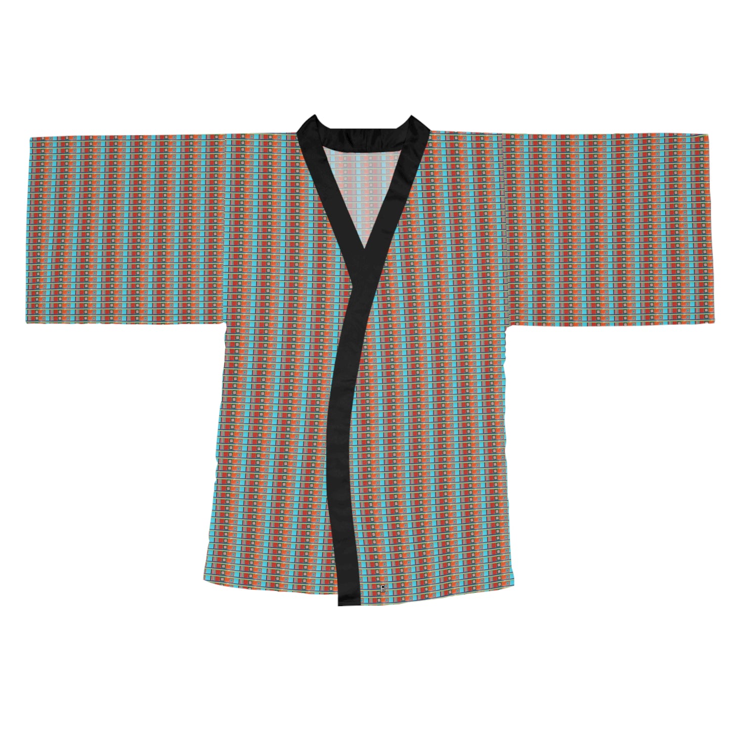 Long Sleeve Kimono Robe - No. 133 - Dyslexic