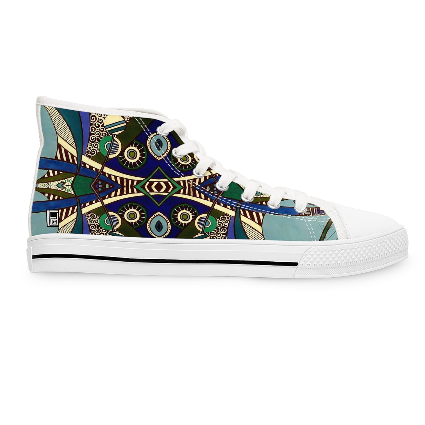 Women's High Top Sneakers, No. 219 - Crossroads