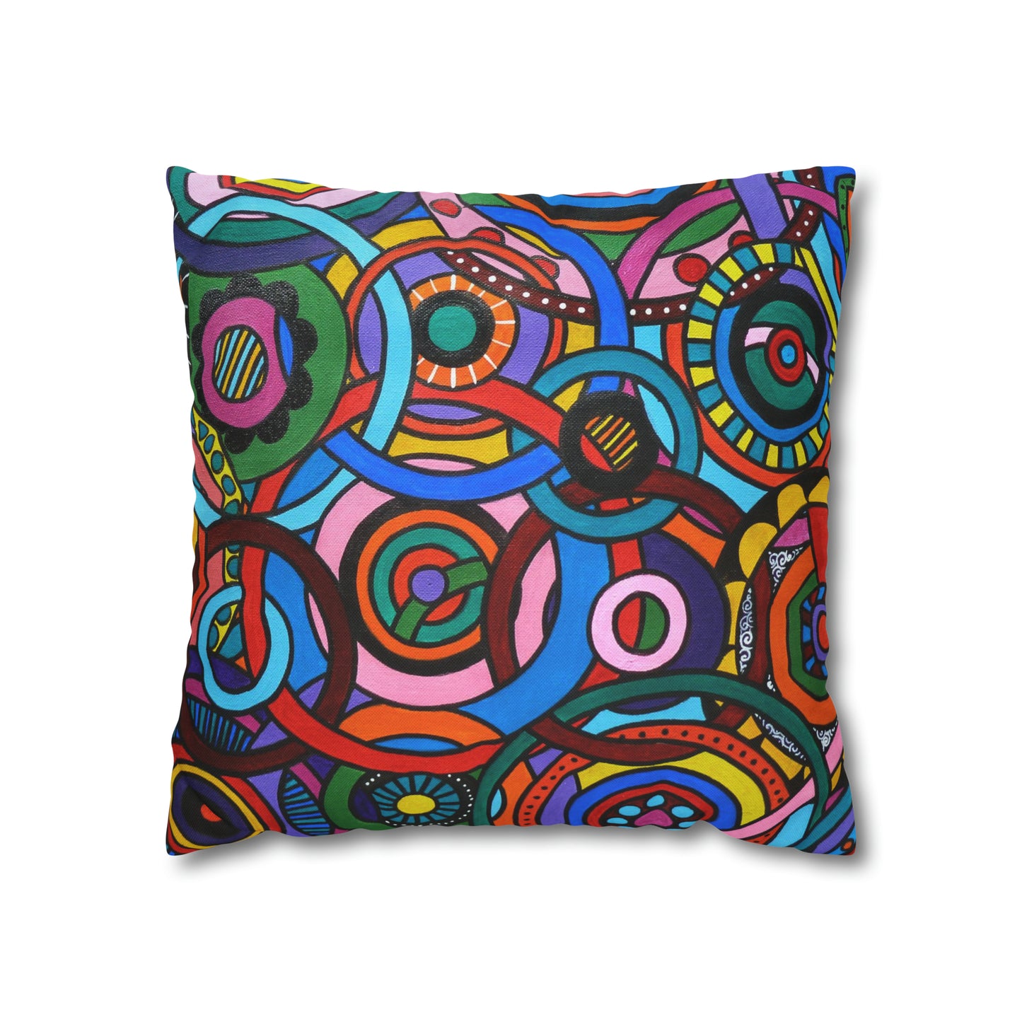 Cushion Pillow Case - No. 221 - 'Interlinked'