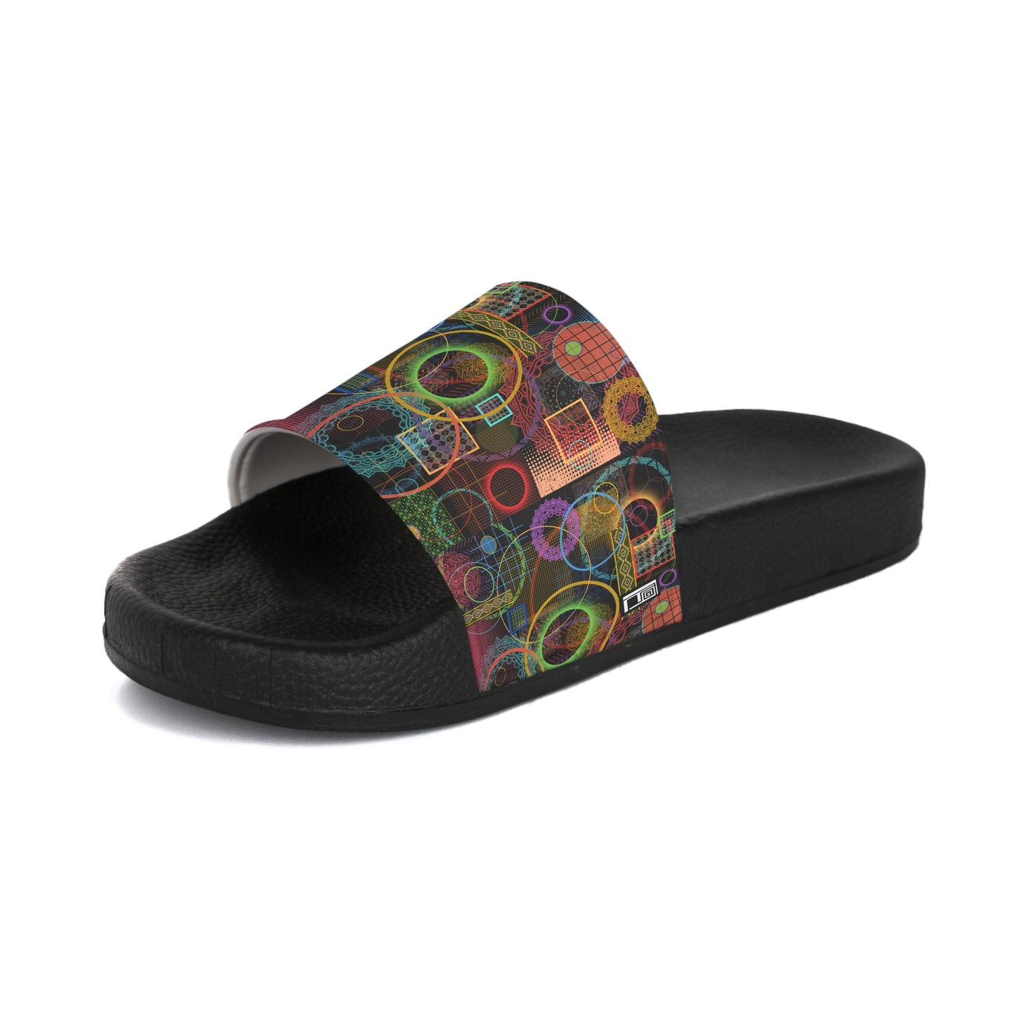 Women's Slide Sandals - No. 299 - Rings - Multicoloured - By Irish Artist Fiona de Lacy