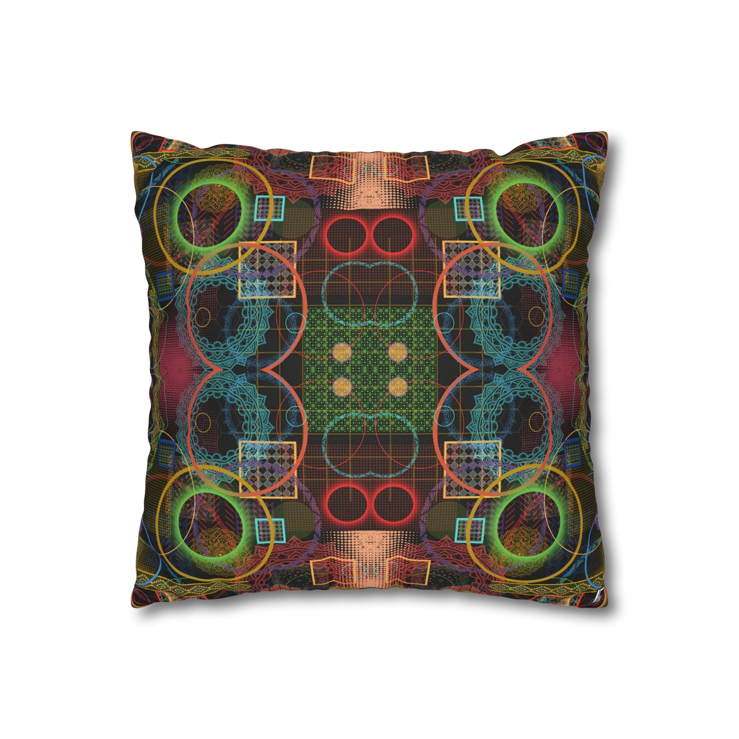 Cushion Pillow Case - No. 299 A - Multicolour Abstract