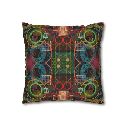 Cushion Pillow Case - No. 299 A - Multicolour Abstract