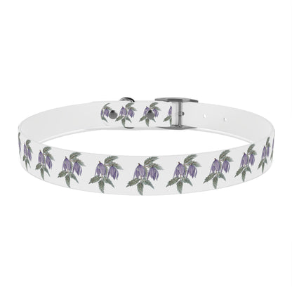 Dog Collar - No. 270 - Purple Drop Flowers