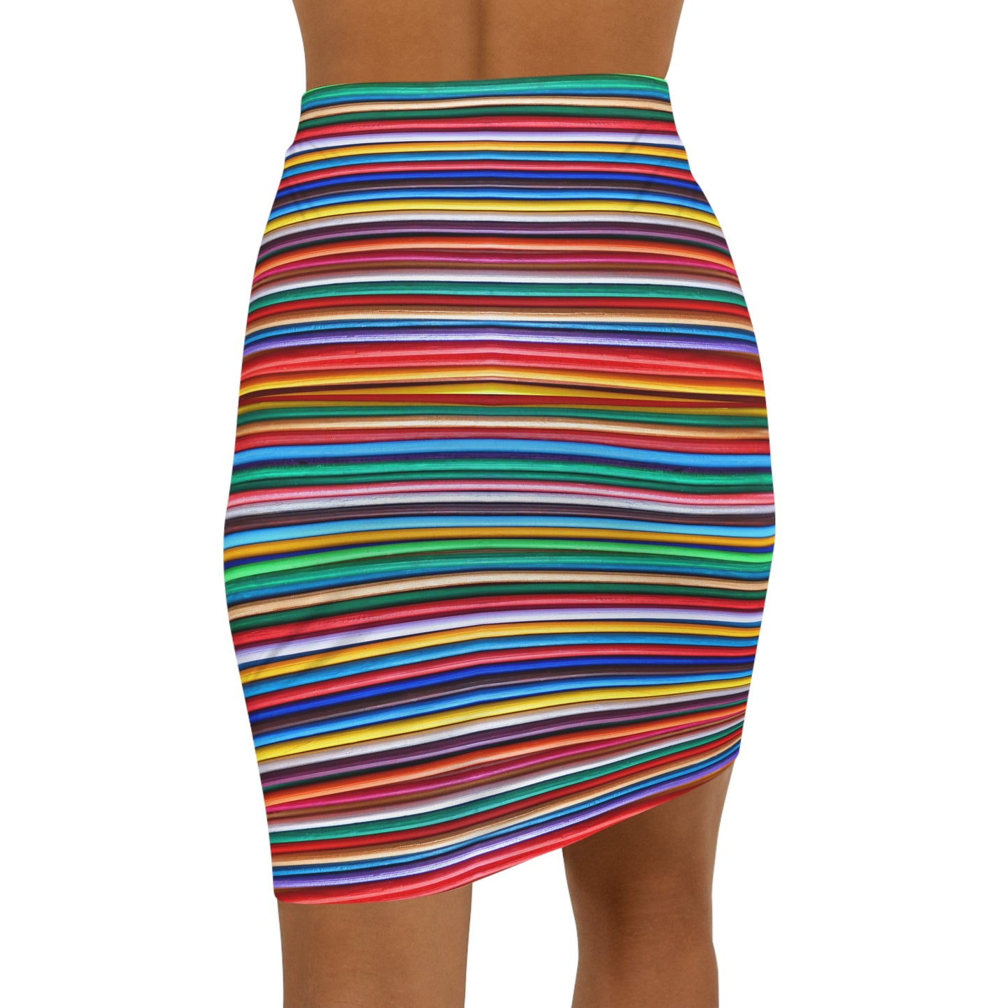 Women's Mini Skirt - No 308 - 'Pathways'