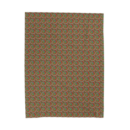 Velveteen Plush Blanket - No. 303 - B/O Swirl