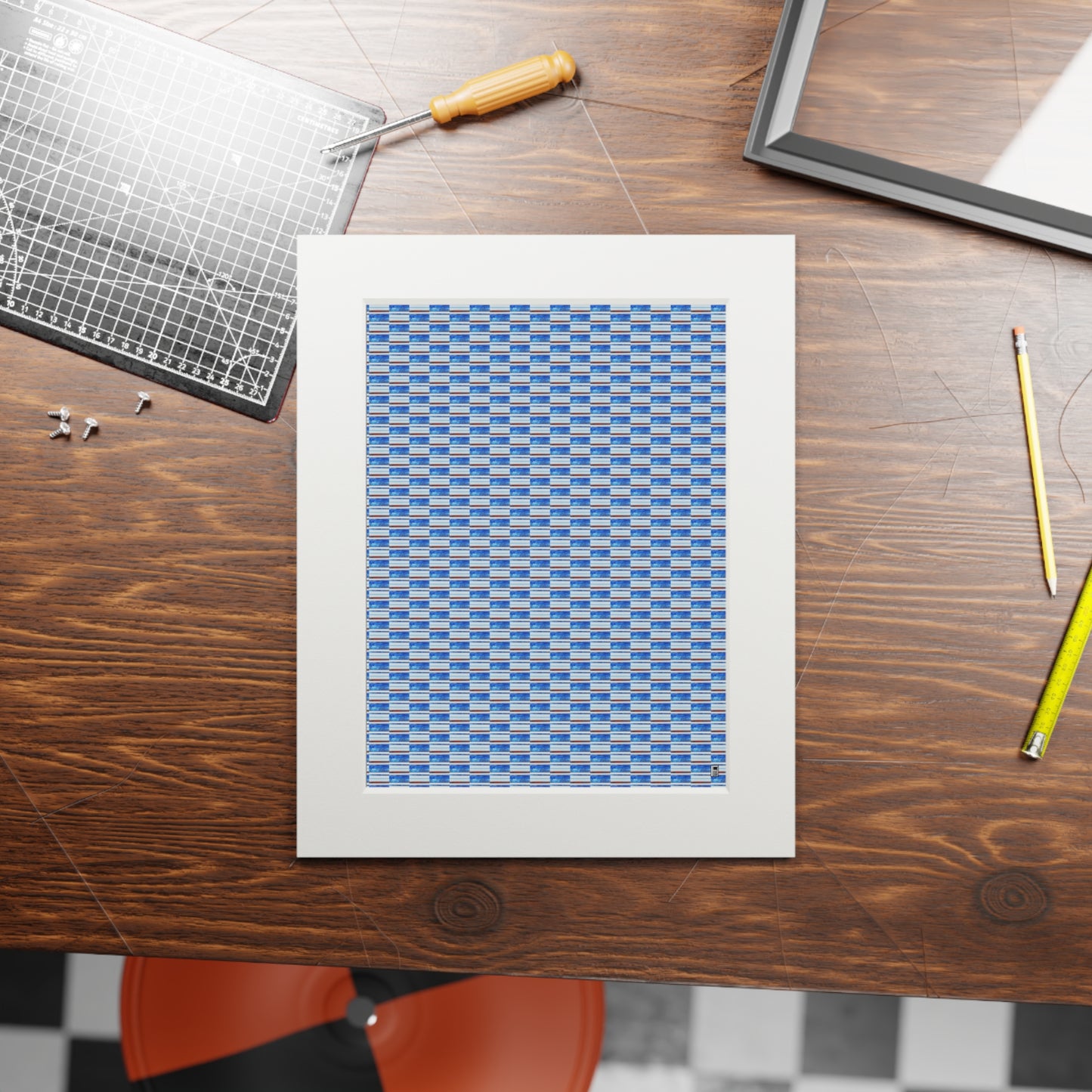 Fine Art Print (Cardboard Frame) - No. 140 - 'Thin Blue Line'