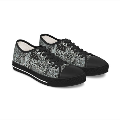 Women's Low Top Sneakers, Black Sole - No. 252