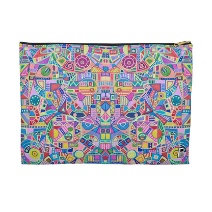 Make Up Bag - No. 258 - Teddy Bear Abstract