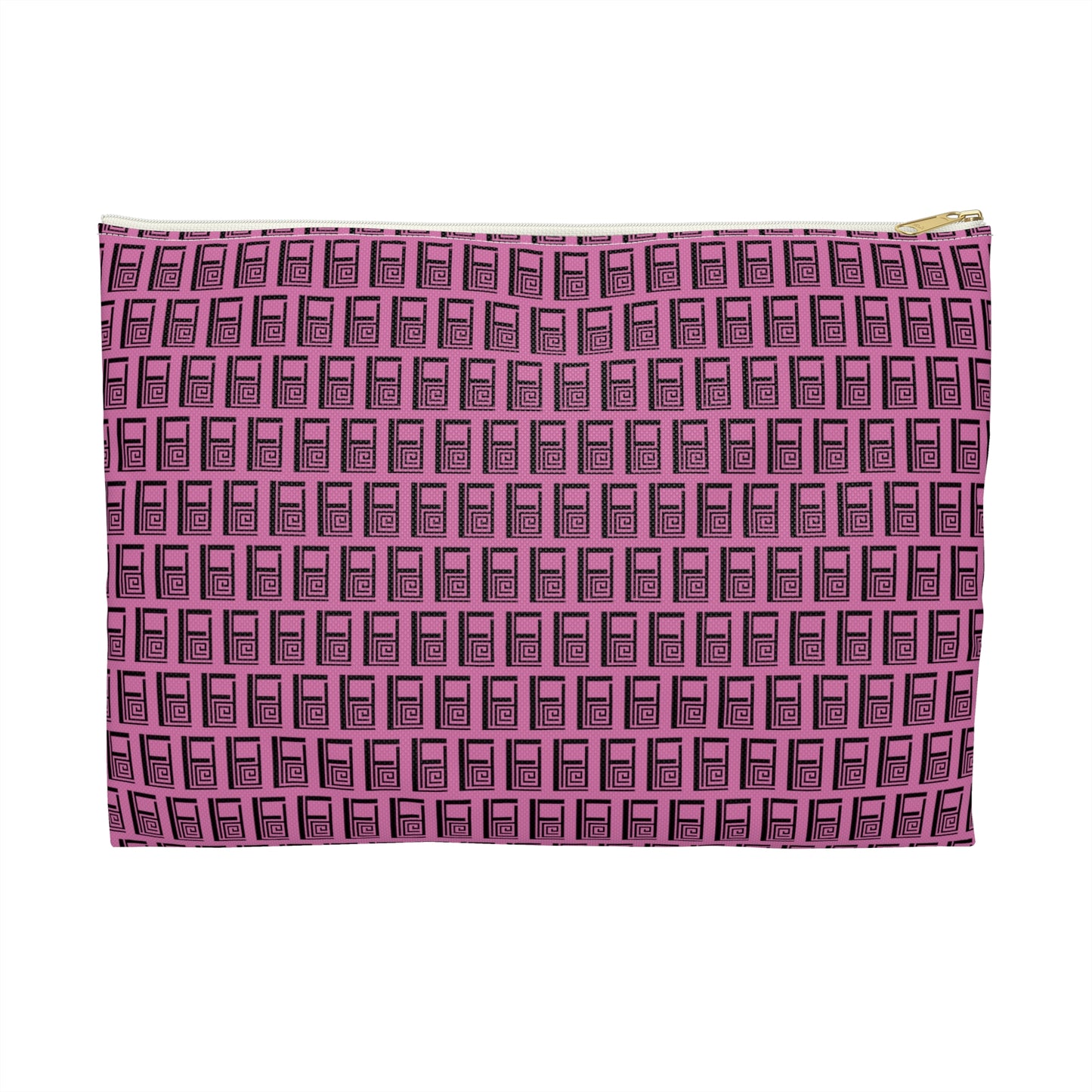 Make Up Bag - No. 000 - Black Logo on Pink