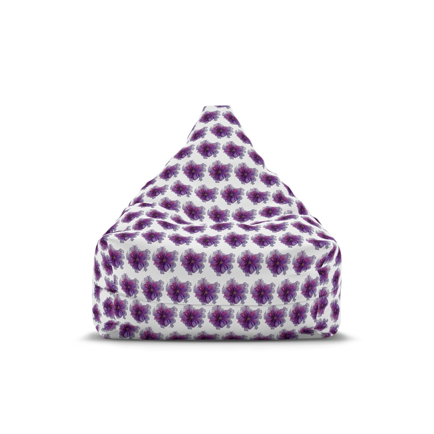 Bean Bag Chair Cover - No. 269 - Pink/Purple Flower