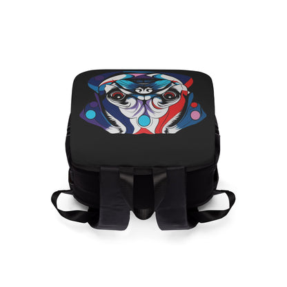 Casual Shoulder Backpack - Pug