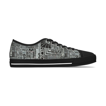 Women's Low Top Sneakers, Black Sole - No. 252