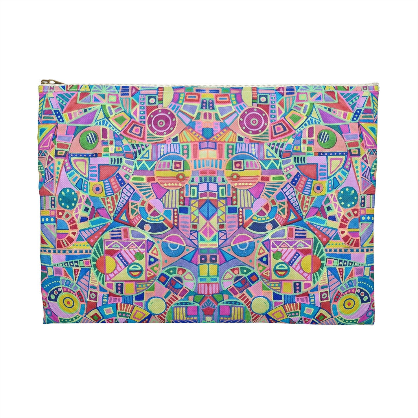 Make Up Bag - No. 258 - Teddy Bear Abstract