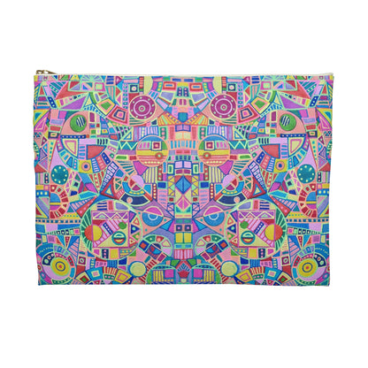 Make Up Bag - No. 258 - Teddy Bear Abstract