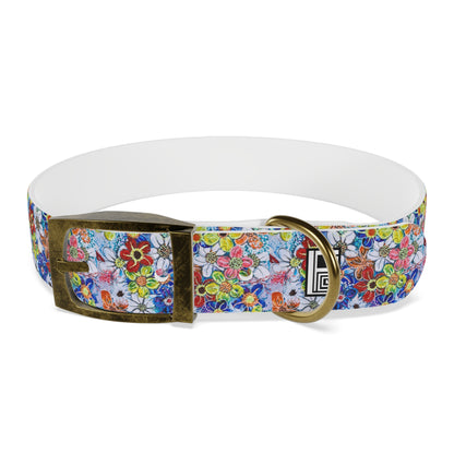 Dog Collar - No. 240 - Flowers