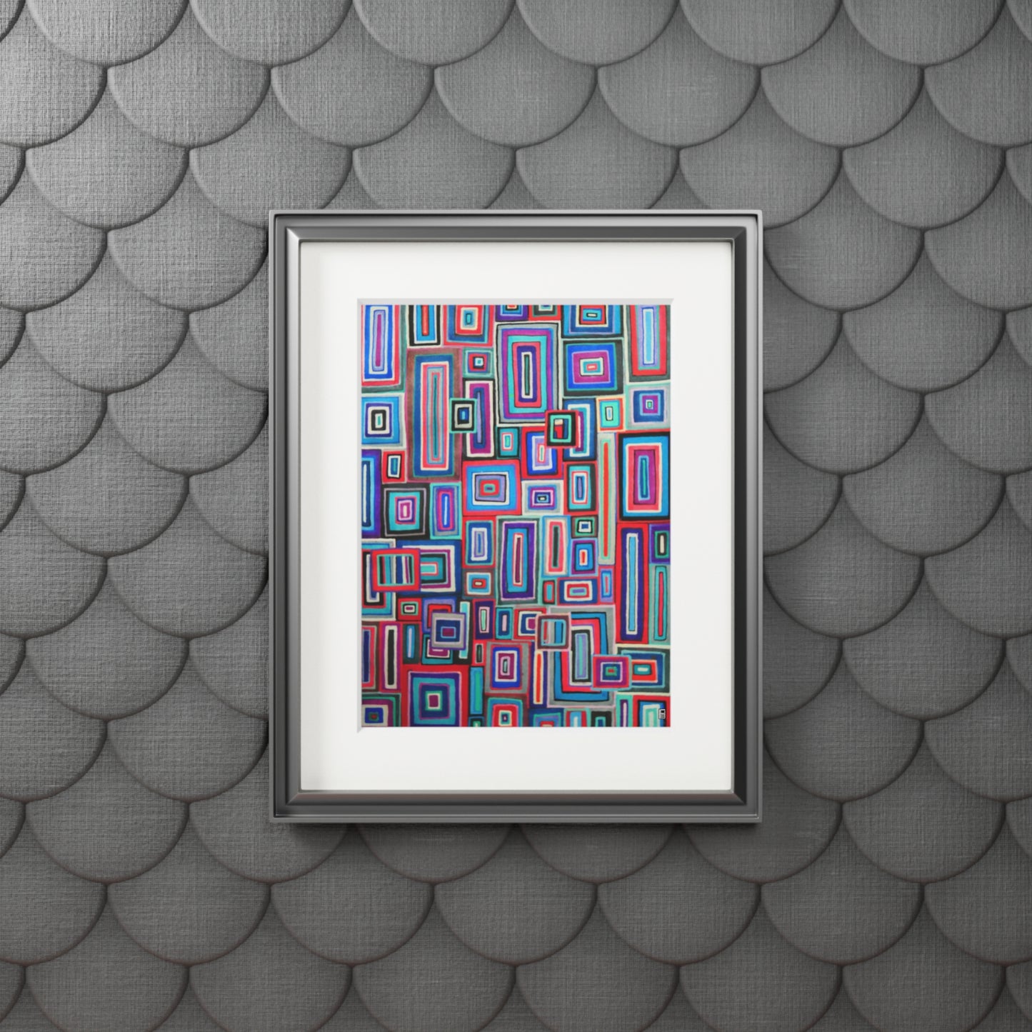 Fine Art Print (Cardboard Frame) - No. 311 - Village