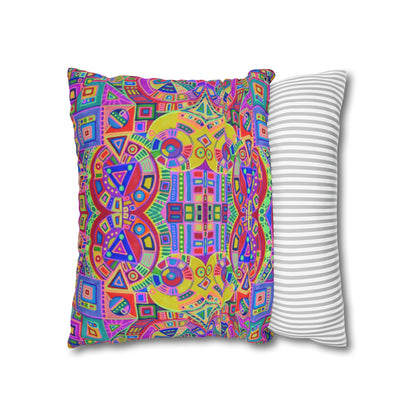 Cushion Pillow Case - No. 260 - Multicoloured Abstract