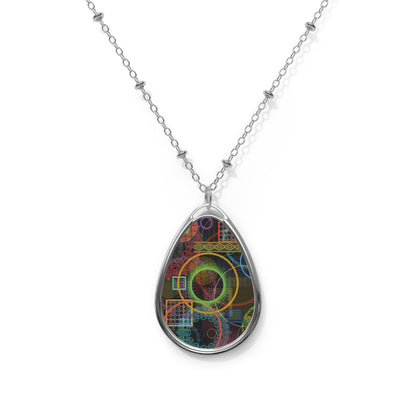 Oval Necklace - No. 299 - Rings - By Irish Artists Fiona de Lacy