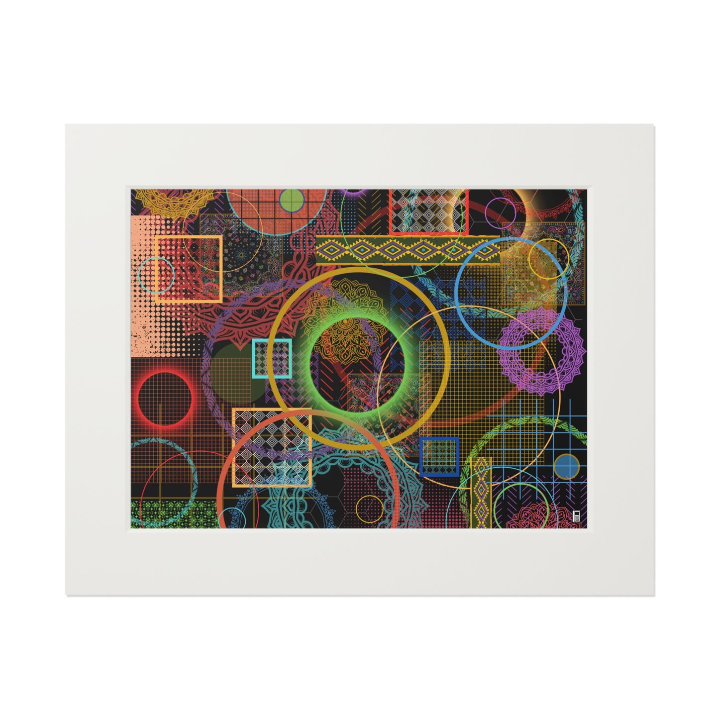 Fine Art Print (Cardboard Frame) - No. 299 - 'Rings'