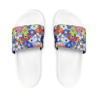 Children's Sliders - No. 240 - Flowers on Purple