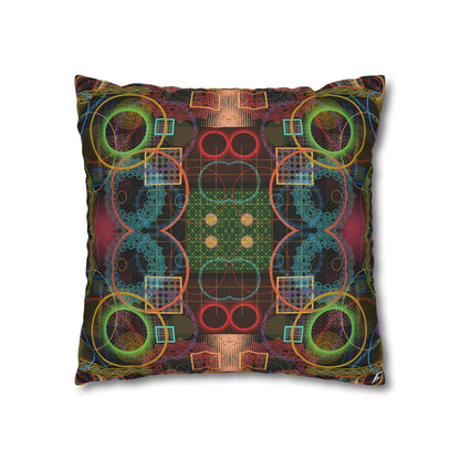Cushion Pillow Case - No. 299 A - Multicolour Abstract