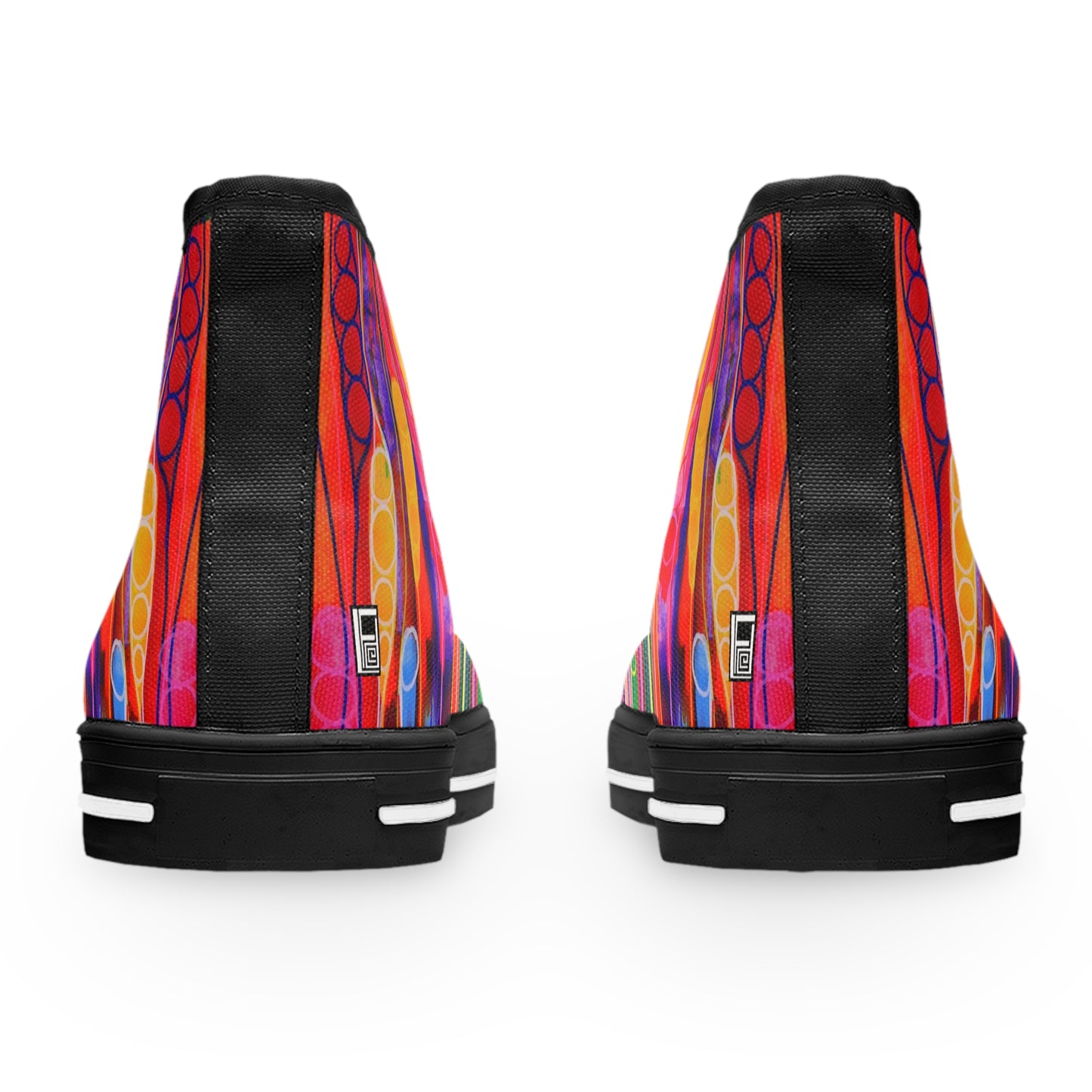 Women's High Top Sneakers, No. 237 A 'Pods' Designed by Irish Artist Fiona de Lacy