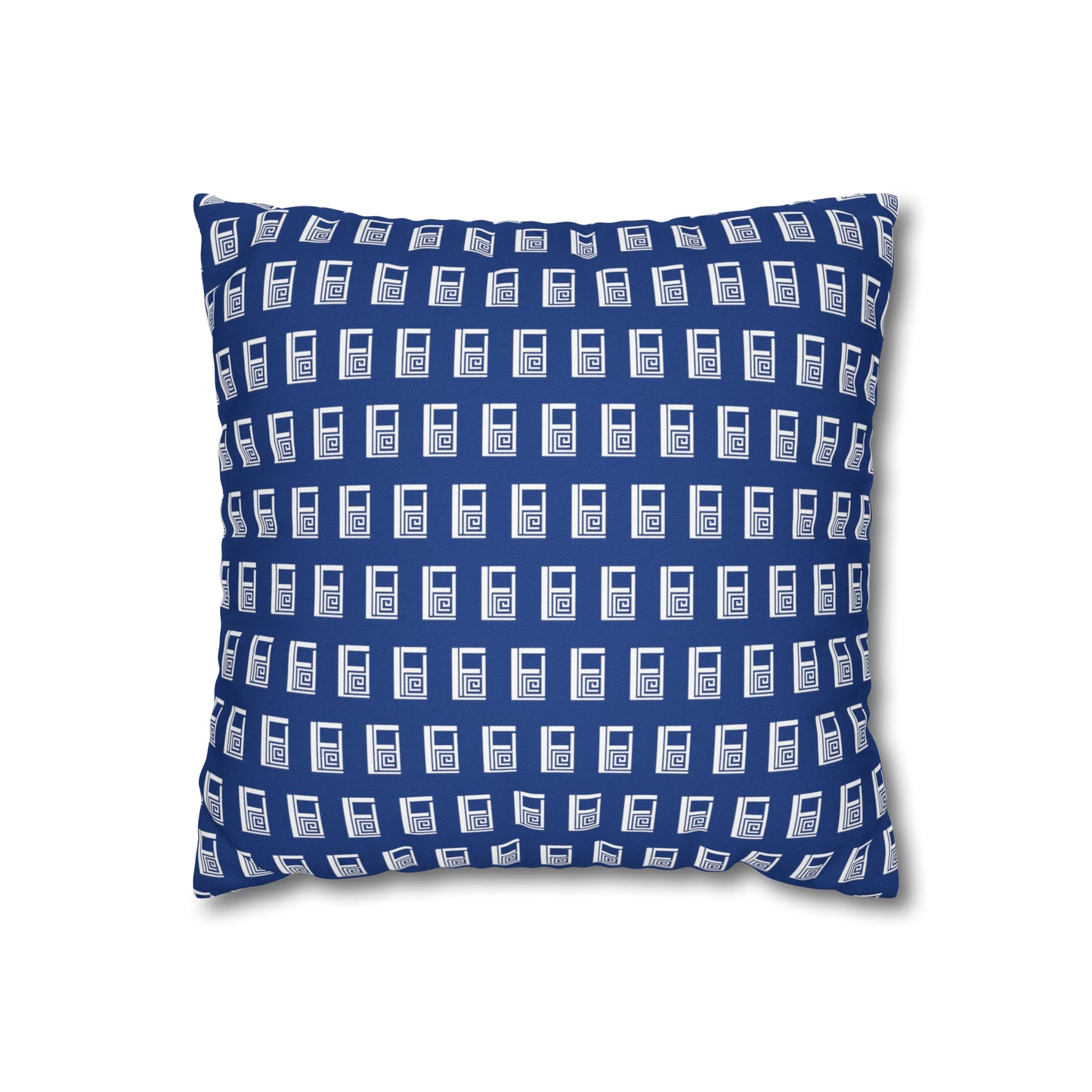 Cushion Pillow Case - No. 000BE - White Logo on Navy