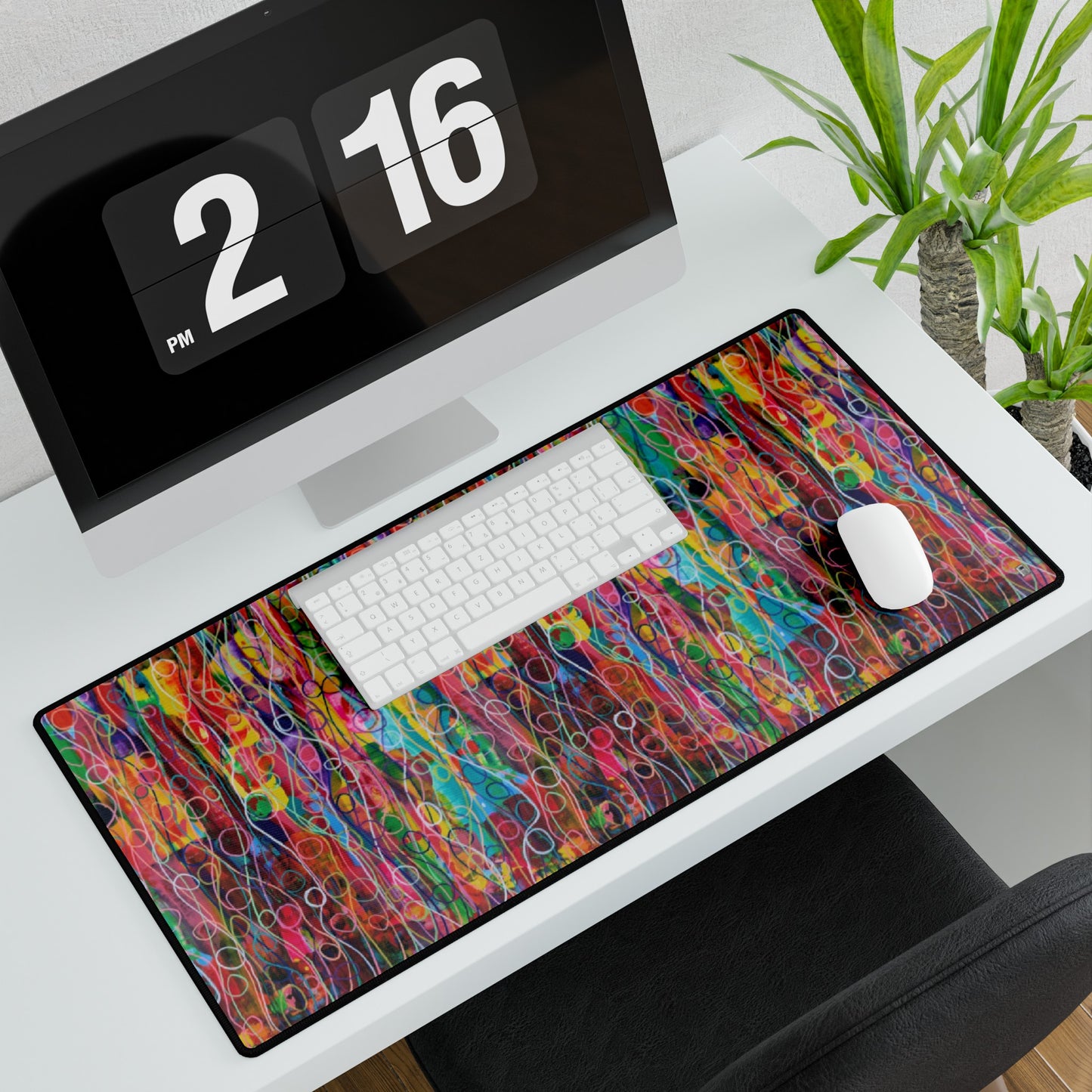 Large, Medium & Small Desk / Mouse Mat - No. 239 'Droplets'