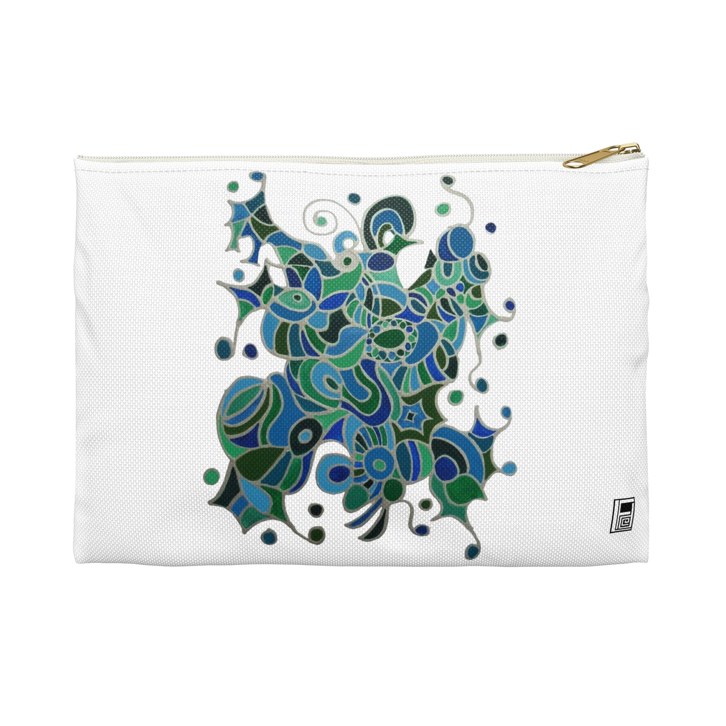 Make Up Bag - No. 219 - Bird of Paradise on White