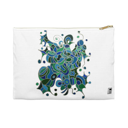 Make Up Bag - No. 219 - Bird of Paradise on White