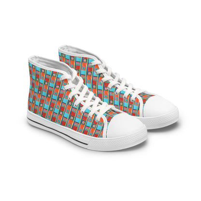 Women's High Top Sneakers - No. 133 - Dyslexic