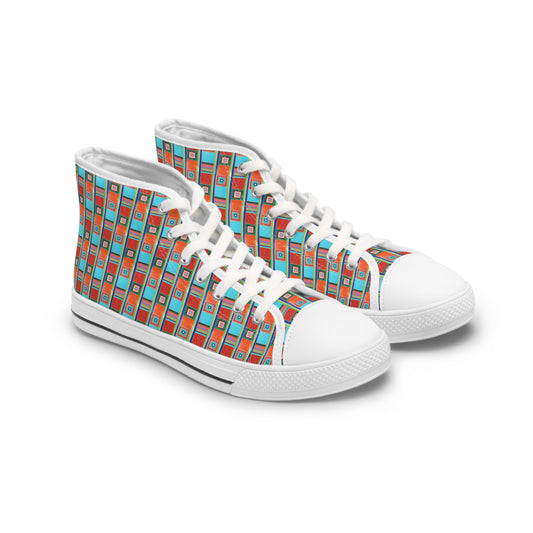 Women's High Top Sneakers - No. 133 - Dyslexic