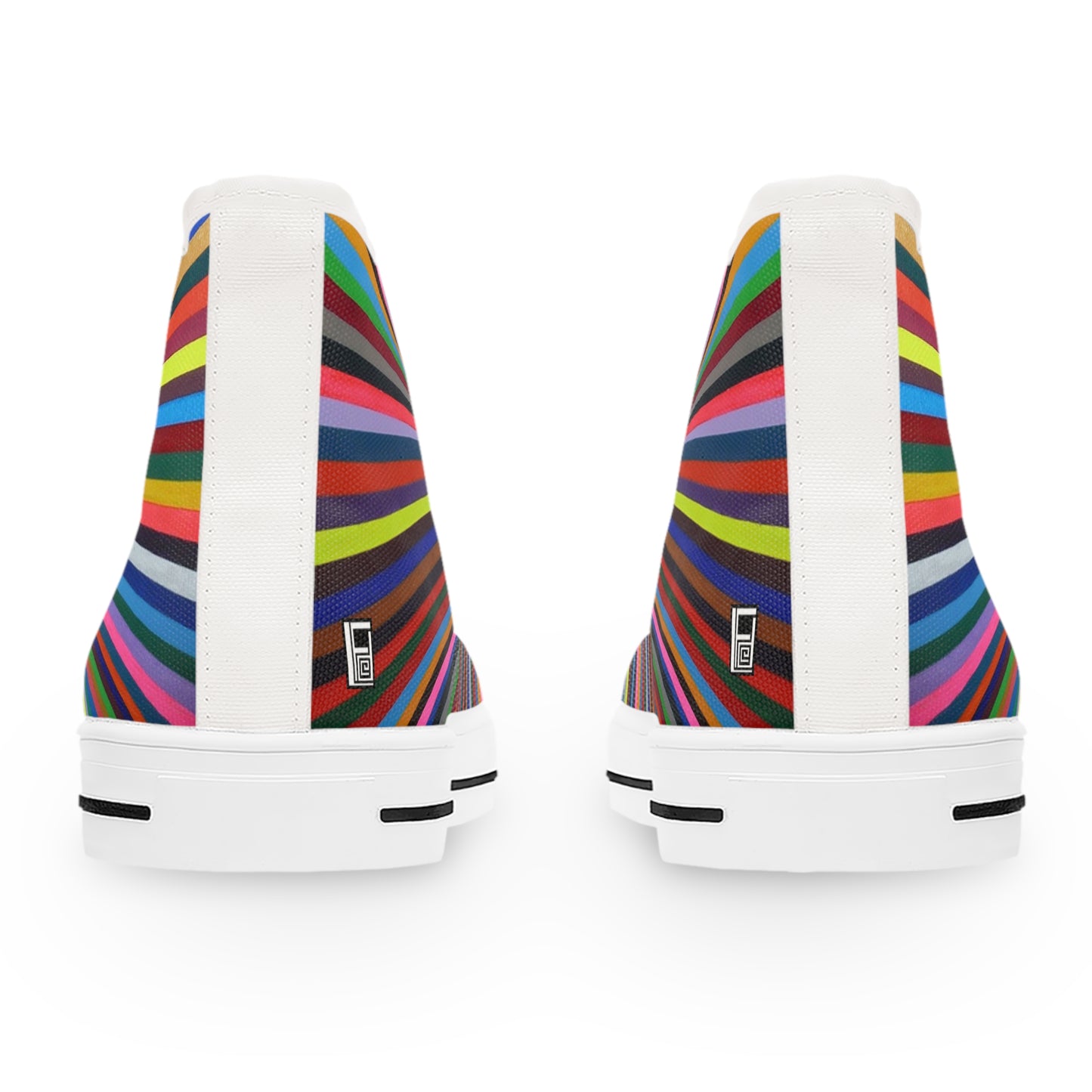 Women's High Top Sneakers, No. 205 - 'Spectrum'