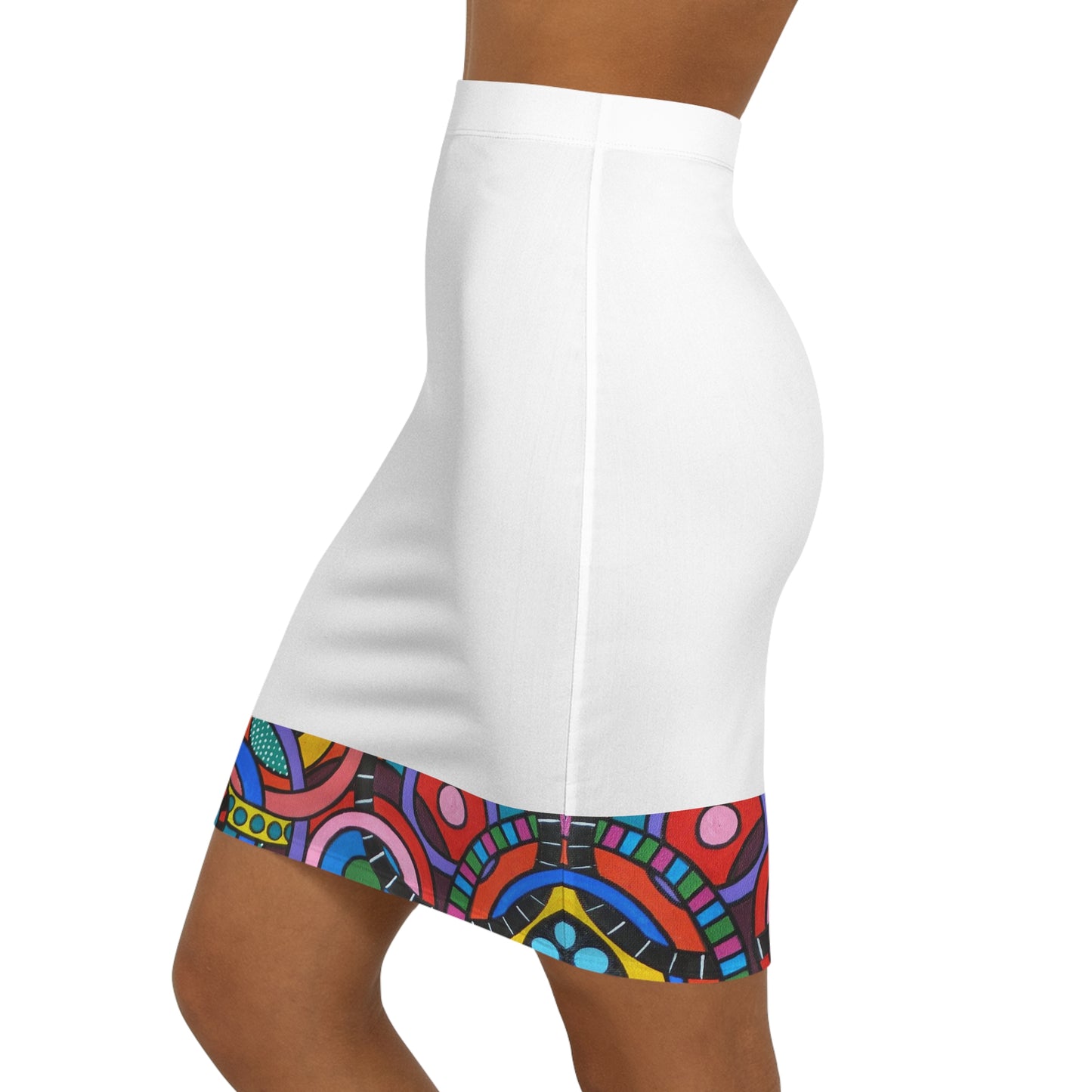 Women's Mini Skirt - No. 221 - 'Interlinked'