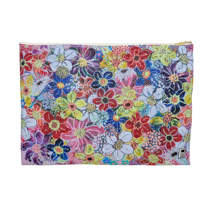 Make Up Bag - No. 241 - Flowers on Pink