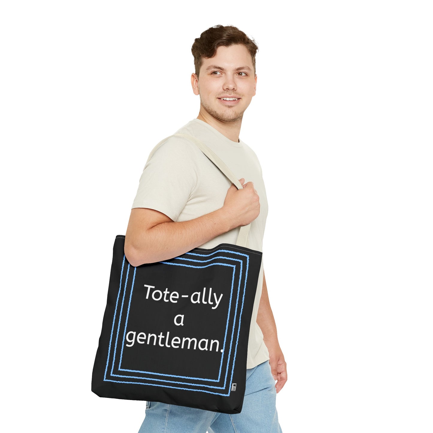 Tote Bag - No. X3 - Tote-ally a gentleman