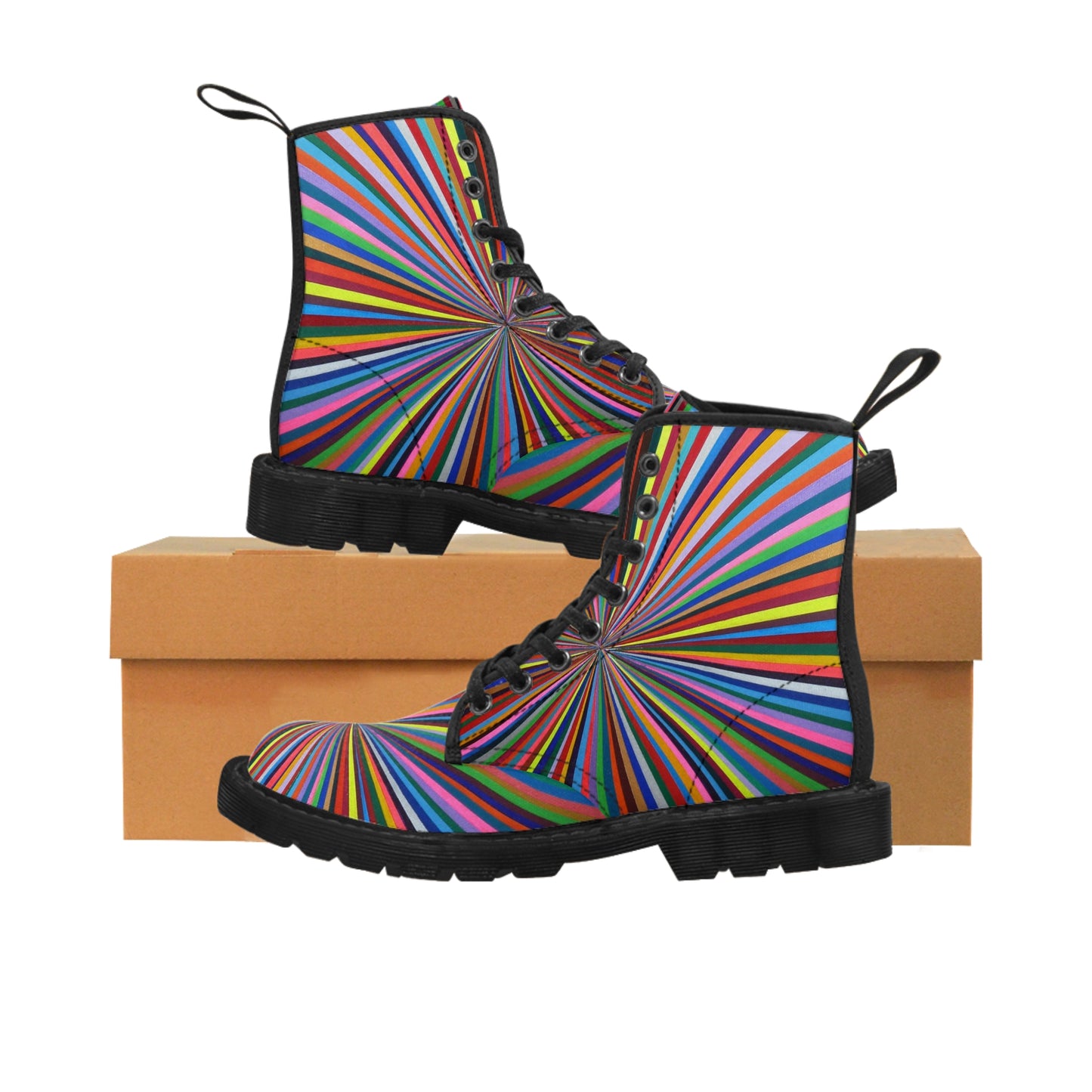 Women's Canvas Boots No. 205  - 'Spectrum'