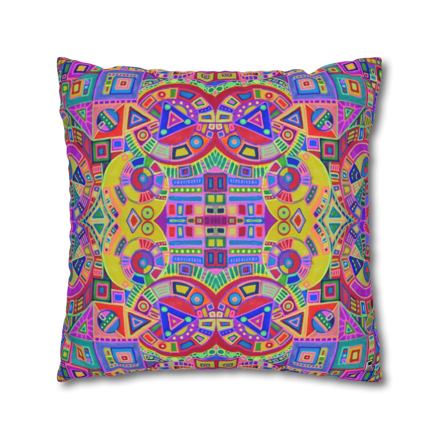 Cushion Pillow Case - No. 260 - Multicoloured Abstract