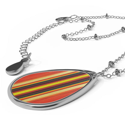 Oval Necklace - No. 130 - sunrise - By Irish Artists Fiona de Lacy