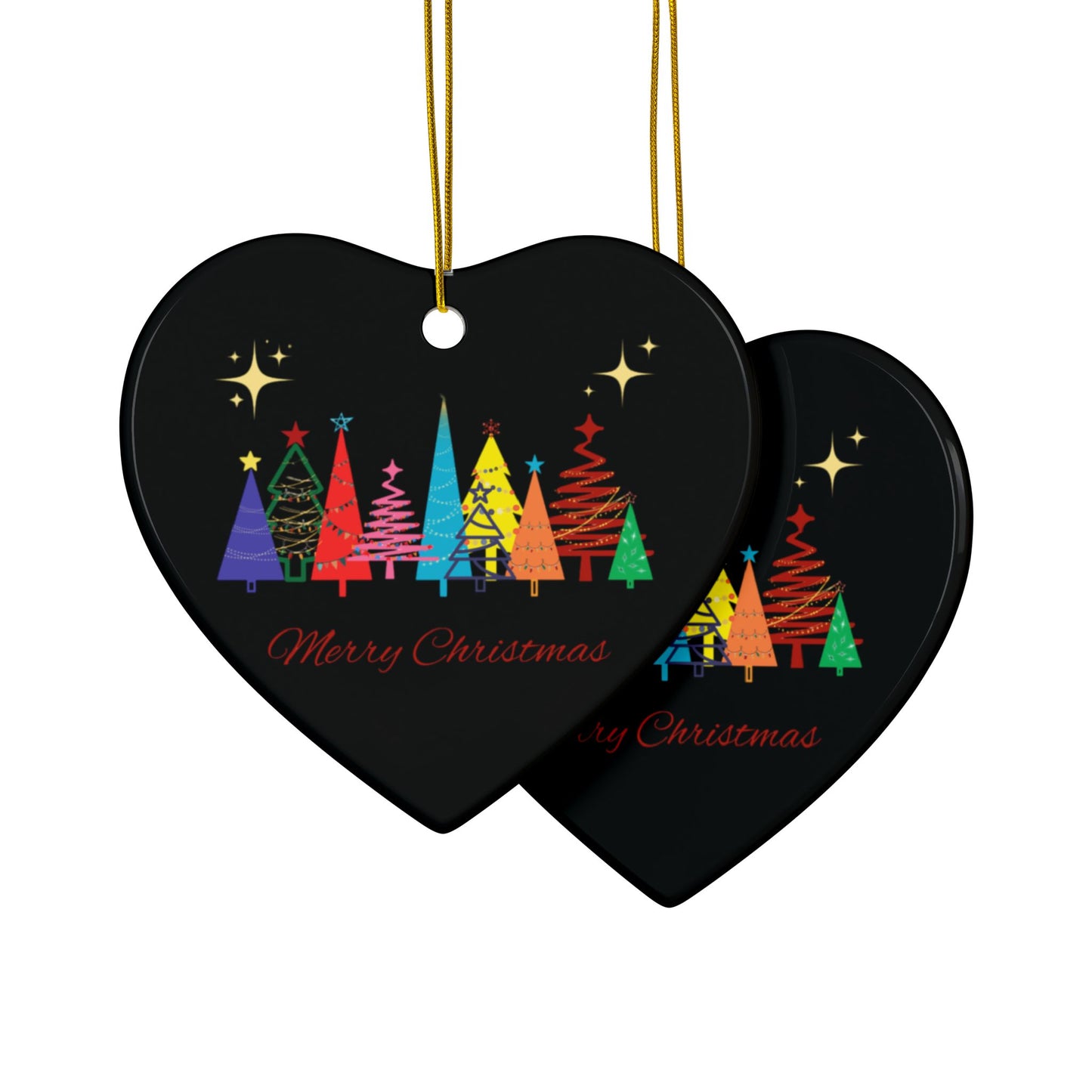 Ceramic Ornament - Merry Christmas BL