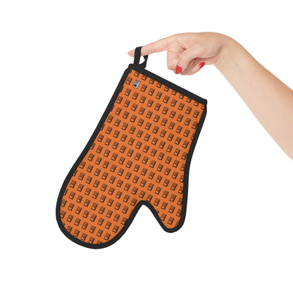 Oven Glove - No. 000OG - Artists Logo on Orange