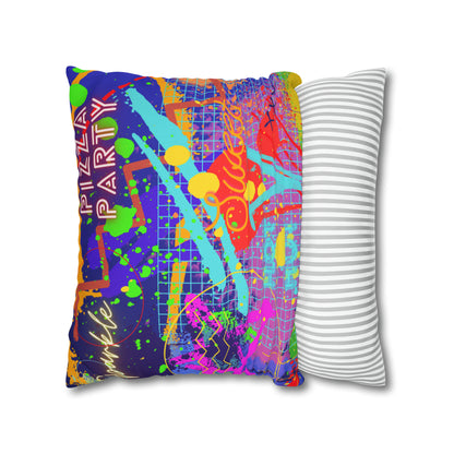 Cushion Pillow Case - No. 232 - 'Pizza Party'