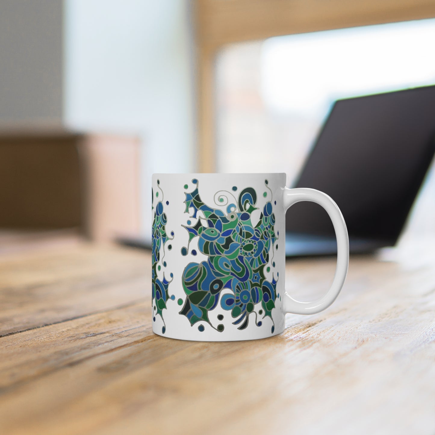 Ceramic Mug - 146 - Bird of Paradise