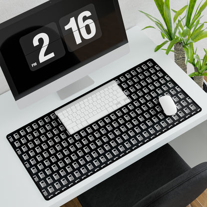 Large, Medium & Small Desk / Mouse Mat - No. 000Bk